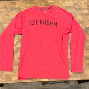 1st Phorm Red Long Sleeve Shirt